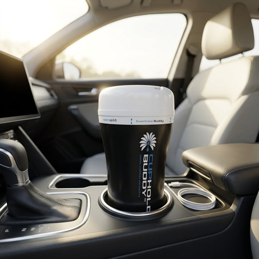 Cup-Hold Buddy — Antibacterial Wipes